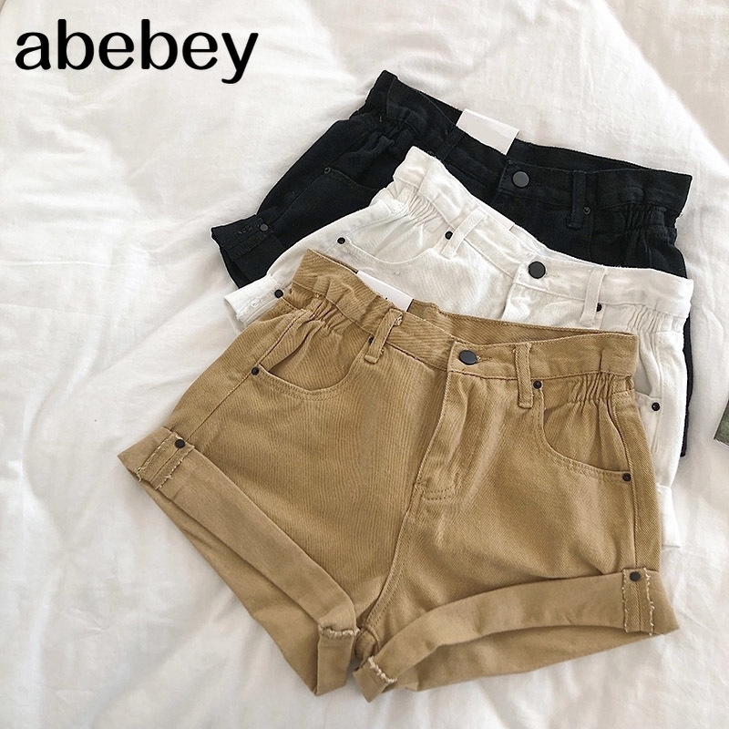 Slim Trendy Summer Ladies Crimping Jean Shorts Female Pockets Women Casual Mini Short Pants Student High Waist Denim Shorts Y200822, Black
Slim Trendy Summer Ladies Crimping Jean Shorts Female Pockets Women Casual Mini Short Pants Student High Waist Denim Shorts Y200822, Black