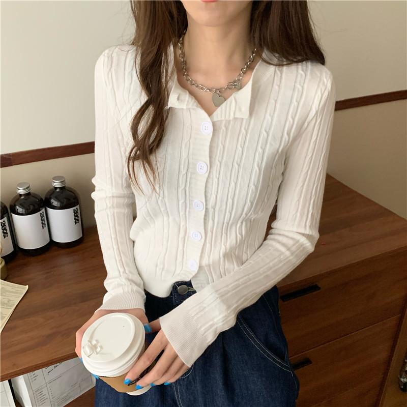 Women's Knits & Tees Sweater Cardigans Style Long-Sleeved White Loose Short Cardigan Slim Down And Autumn Soft Wind JacketWomen's, Black
Women's Knits & Tees Sweater Cardigans Style Long-Sleeved White Loose Short Cardigan Slim Down And Autumn Soft Wind JacketWomen's, Black