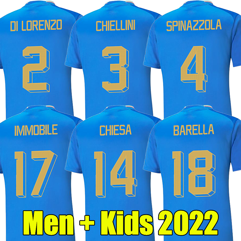 Italia 2022 BONUCCI soccer jersey JORGINHO INSIGNE VERRATTI men kids Italy FOOTBALL SHIRTS CHIESA BARELLA SPINAZZOLA CHIELLINI, Home
Italia 2022 BONUCCI soccer jersey JORGINHO INSIGNE VERRATTI men kids Italy FOOTBALL SHIRTS CHIESA BARELLA SPINAZZOLA CHIELLINI, Home