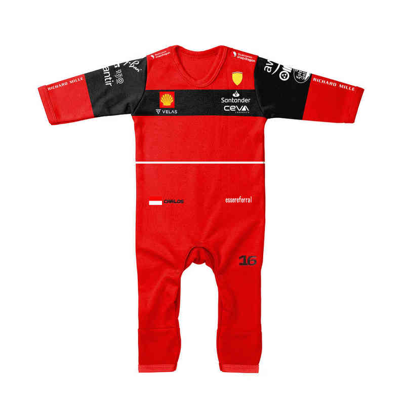 Fashion Baby Jumpsuit Red Extreme Sports Fan Romper Indoor and Outdoor Clothing New Season F1 Racing F1-75 Model 16-55 Yard, Jumpsuit-001
Fashion Baby Jumpsuit Red Extreme Sports Fan Romper Indoor and Outdoor Clothing New Season F1 Racing F1-75 Model 16-55 Yard, Jumpsuit-001