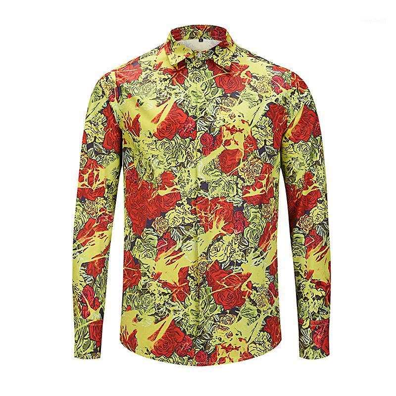 Red Rose Men's Shirts Autumn Youth Cardigan Long Sleeve Lapel Shirt Floral Casual Print Tops
Red Rose Men's Shirts Autumn Youth Cardigan Long Sleeve Lapel Shirt Floral Casual Print Tops