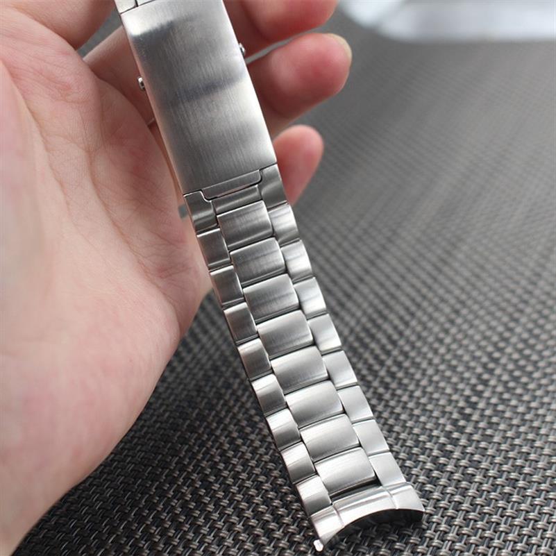 Watch Accessories 20mm 22mm Watchband Brushed Topcoat Pure Solid Stainless Steel Butterfly Buckle Strap Bracelet For Omega Watch2501
Watch Accessories 20mm 22mm Watchband Brushed Topcoat Pure Solid Stainless Steel Butterfly Buckle Strap Bracelet For Omega Watch2501