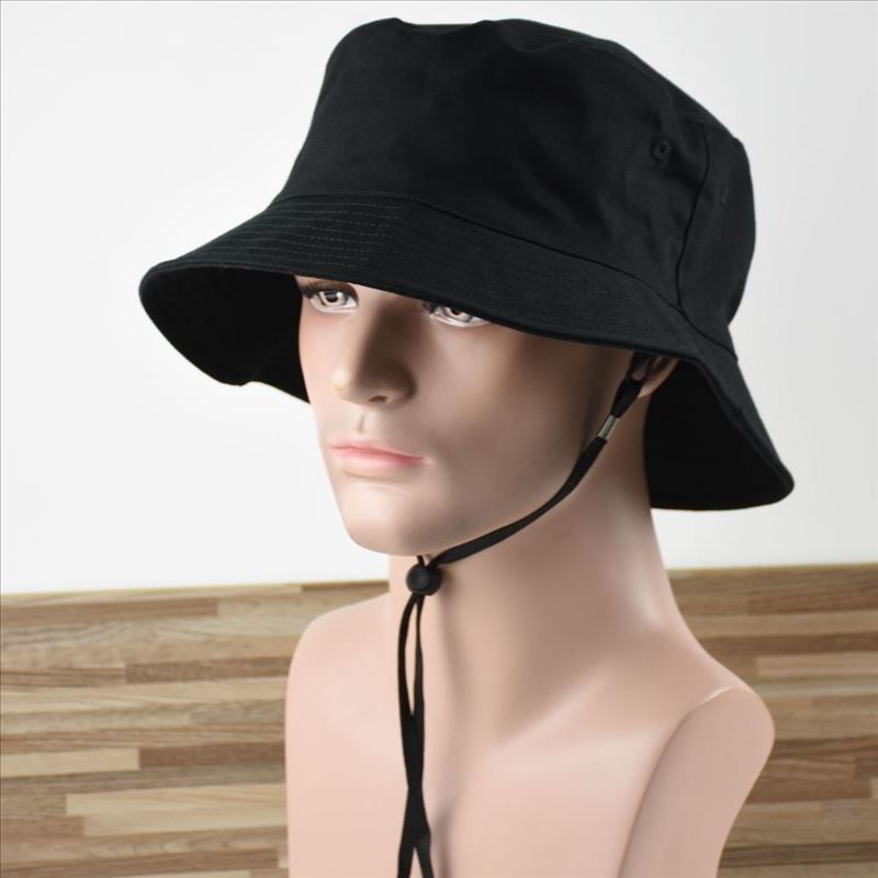 Men Large Size Fisherman Hat Pure Cotton Sun Cap Male Bucket Big Head Man Plus Boonie 57-60cm 60-62cm 62-64cm 220427