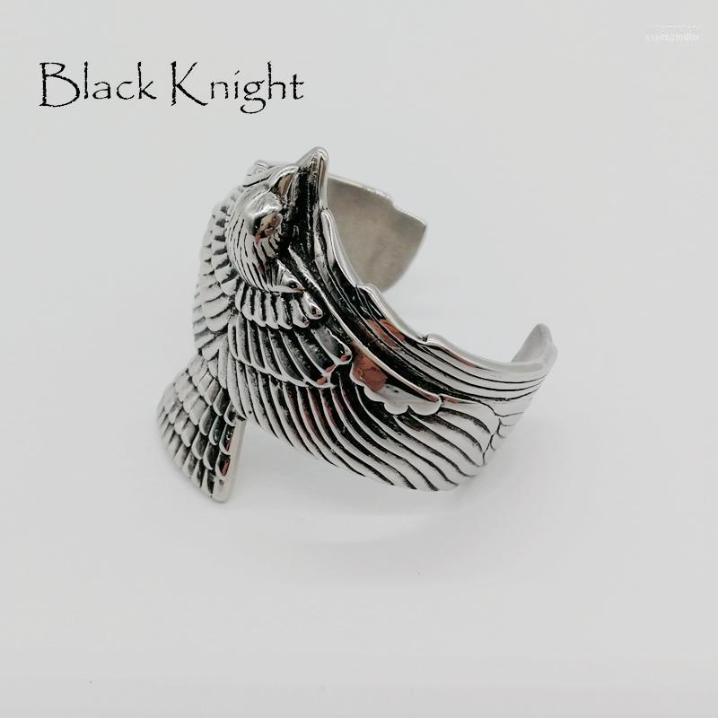 Bangle Black Knight Womens Vintage Eagle Retro Silver Color Stainless Steel Animal Bangles Bracelet Fashion BLKN05731 Inte22
Bangle Black Knight Womens Vintage Eagle Retro Silver Color Stainless Steel Animal Bangles Bracelet Fashion BLKN05731 Inte22