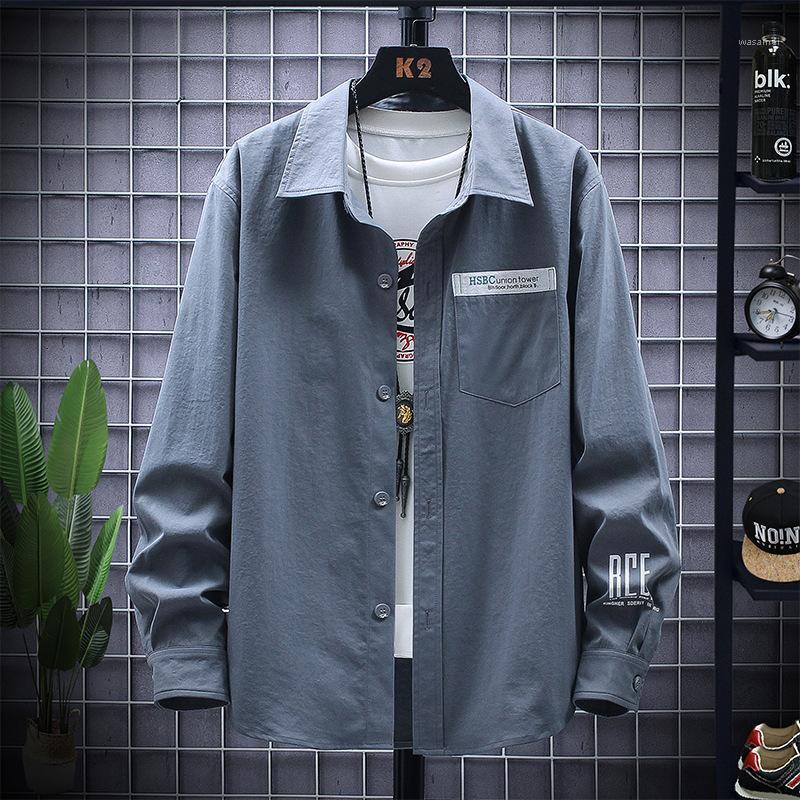 Men's Casual Shirts Work Clothes Youth Shirt Letter Printing Versatile Long Sleeve Hong Kong Style, Black
Men's Casual Shirts Work Clothes Youth Shirt Letter Printing Versatile Long Sleeve Hong Kong Style, Black