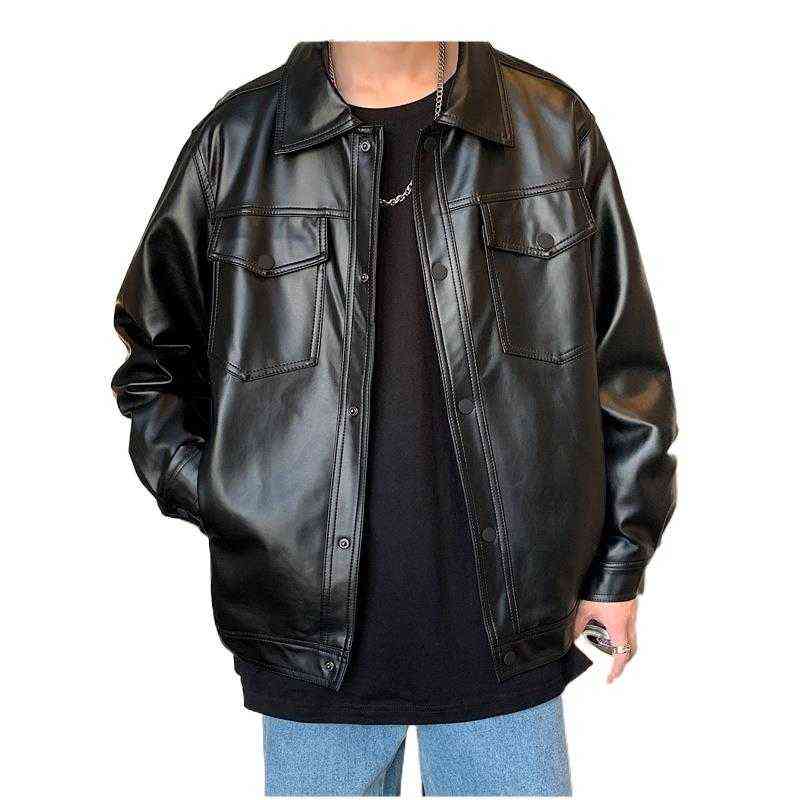 Spring Black Soft Faux Leather Jacket 2022 Mens Hip Hop Jacket Leather Male Oversize Streetwear Pockets Clothes T220728, Black(asiansize)
Spring Black Soft Faux Leather Jacket 2022 Mens Hip Hop Jacket Leather Male Oversize Streetwear Pockets Clothes T220728, Black(asiansize)