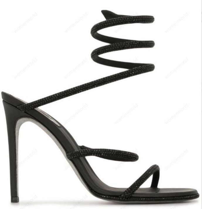 RENE CAOVILLA Cleo open toe sandals crystal embellished spiral snake tail sandals twining rhinestone sandal women Top quality Hot Black Cleam stiletto heels shoes, Only a boxes
RENE CAOVILLA Cleo open toe sandals crystal embellished spiral snake tail sandals twining rhinestone sandal women Top quality Hot Black Cleam stiletto heels shoes, Only a boxes