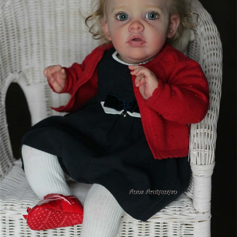 RBG 22 Inch Reborn Baby Doll Kit Benjamin Unpainted Unfinished Doll Parts DIY Blank Reborn Doll Kit 220707