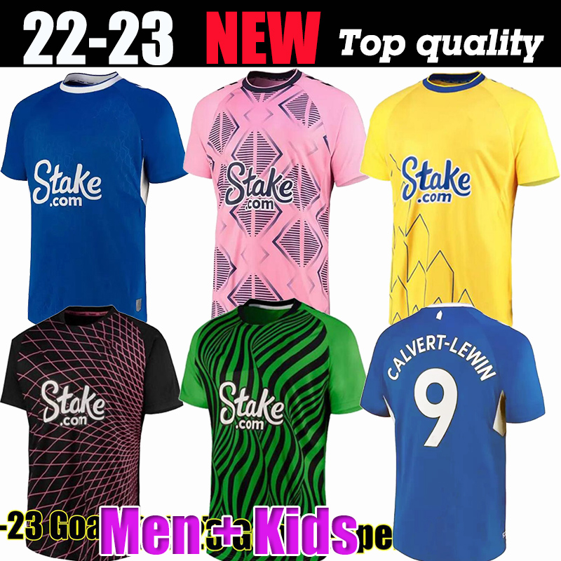 2022 2023 New Everton soccer Jerseys maillot de foot #19 James Men Kids Kits Ensemble Shirt de football # 7 Richarlison McNeil CALVERT-LEWIN GORDON Kean Davies Uniformes, Top
2022 2023 New Everton soccer Jerseys maillot de foot #19 James Men Kids Kits Ensemble Shirt de football # 7 Richarlison McNeil CALVERT-LEWIN GORDON Kean Davies Uniformes, Top
