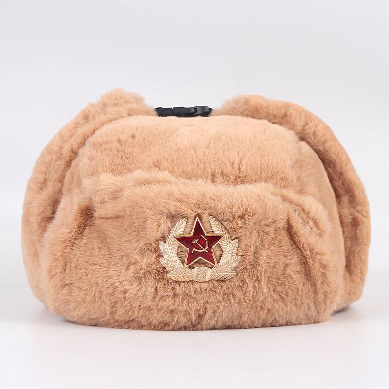 Berets Soviet Badge Ushanka Russian Men Women Winter Hats 2022 Faux Fur Army Military Bomber Hat Trapper Earflap Snow Ski Cap, Gray star
Berets Soviet Badge Ushanka Russian Men Women Winter Hats 2022 Faux Fur Army Military Bomber Hat Trapper Earflap Snow Ski Cap, Gray star