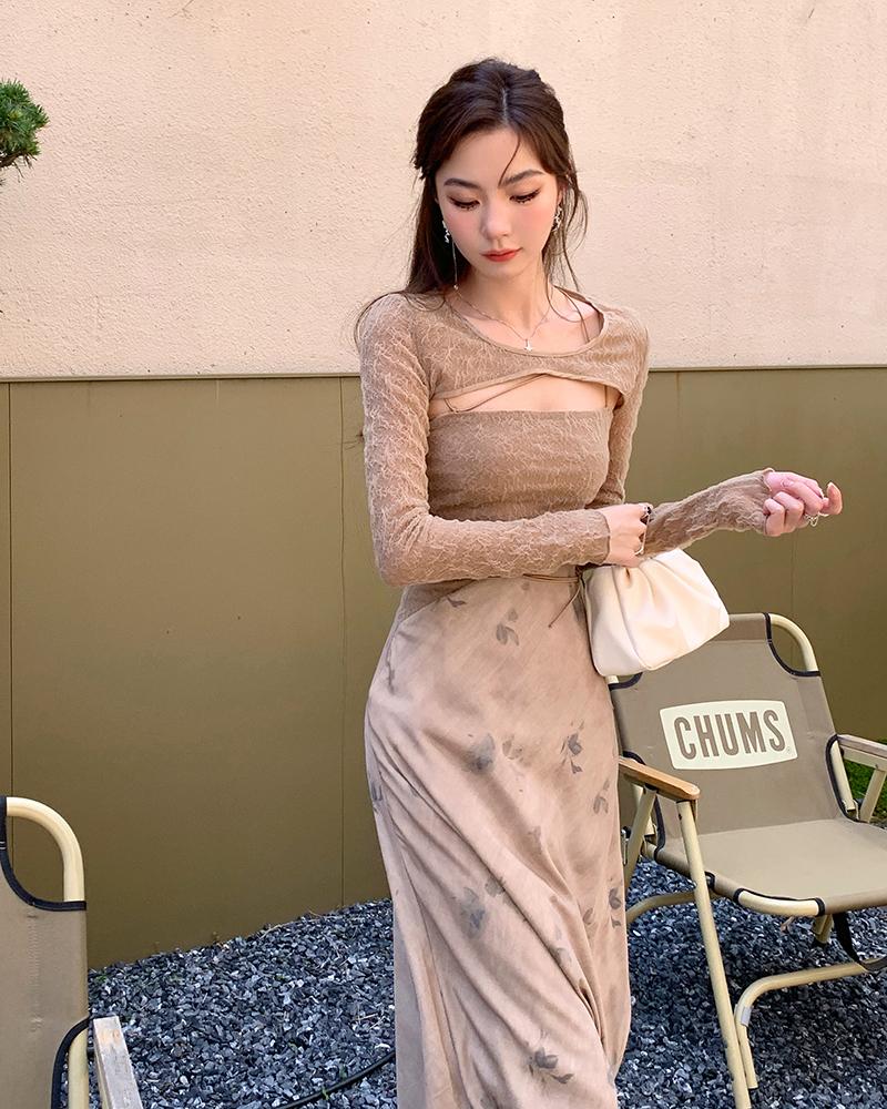 Casual Dresses For Women 2022 Summer Gentle Temperament Chinese Ink Floral Streetwear Long Dress Suspender Blouse SuitCasual, Khaki
Casual Dresses For Women 2022 Summer Gentle Temperament Chinese Ink Floral Streetwear Long Dress Suspender Blouse SuitCasual, Khaki