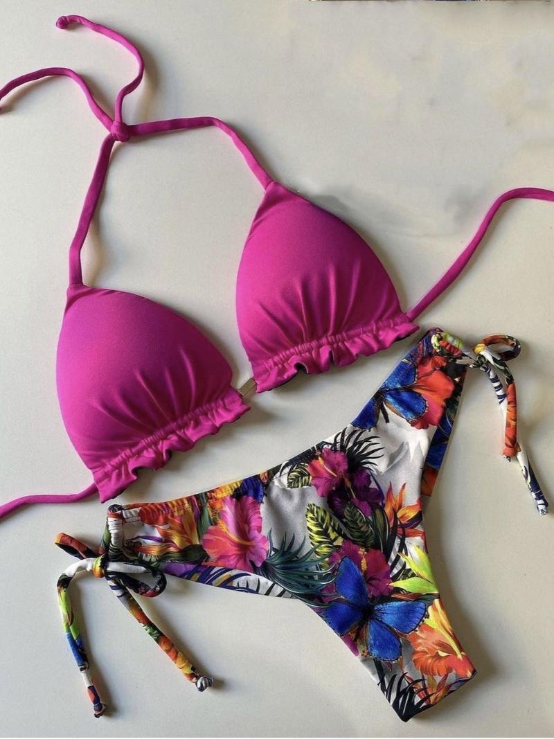 Women' Swimwear Women Patchwork Bikinis Sexy Print Swimsuit 2022 Low Waist Bathing Suit Female Summer Halter Beachwear Biquini, Tp01
Women' Swimwear Women Patchwork Bikinis Sexy Print Swimsuit 2022 Low Waist Bathing Suit Female Summer Halter Beachwear Biquini, Tp01