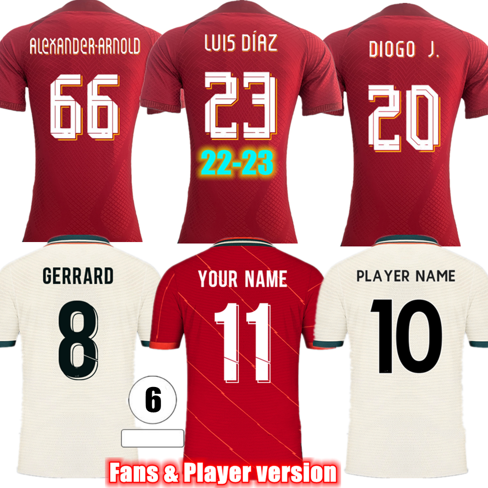 DIOGO JOTA Soccer Jerseys 2022-23 Player version with Cup printing Name LUIS DIAZ ARNOLD Home red Fan Football Shirts Men+ kids Soccer kit, 22-23 home fans
DIOGO JOTA Soccer Jerseys 2022-23 Player version with Cup printing Name LUIS DIAZ ARNOLD Home red Fan Football Shirts Men+ kids Soccer kit, 22-23 home fans