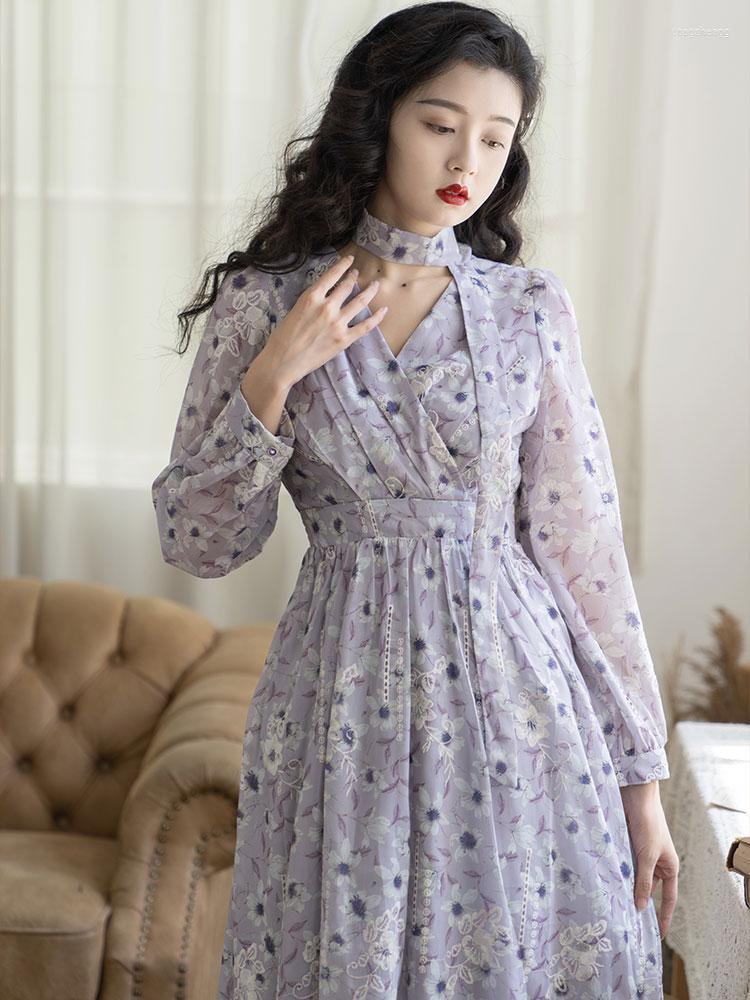Casual Dresses French Embroidered Romantic Dress Fairy Sweet First Love Floral Long Sleeve Party Sexy V-neck Elegant Midi, Purple
Casual Dresses French Embroidered Romantic Dress Fairy Sweet First Love Floral Long Sleeve Party Sexy V-neck Elegant Midi, Purple