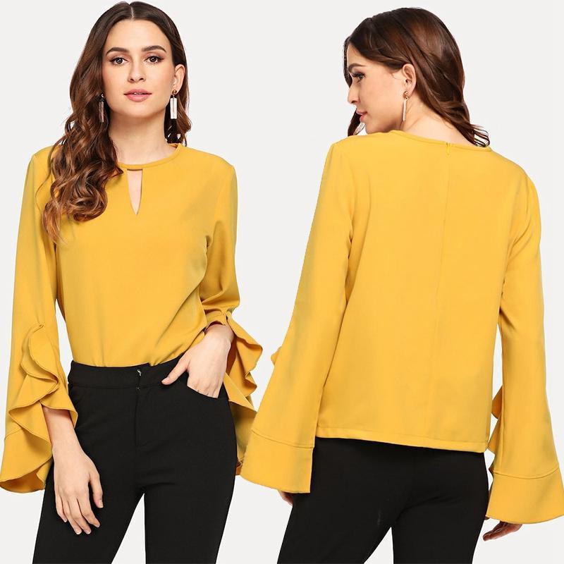 Fashion Women's Blouse Summer Butterfly Sleeve Chiffon Shirt Casual Loose Female Tops Blouses & Shirts, Yellow
Fashion Women's Blouse Summer Butterfly Sleeve Chiffon Shirt Casual Loose Female Tops Blouses & Shirts, Yellow