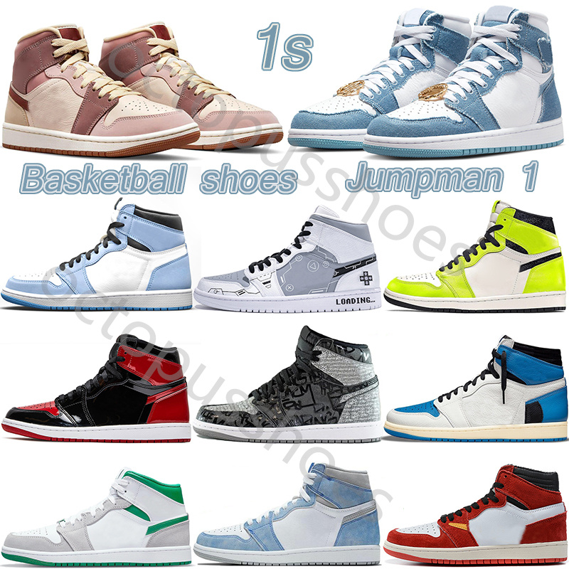 2022 With Box Jumpman 1 Dark Teal Green 1s Mens Basketball Shoes Grey Women Men Denim Auburndale Barely Rose Blue mint Brown Dirty powder Sneakers Trainers, Please leave a message
2022 With Box Jumpman 1 Dark Teal Green 1s Mens Basketball Shoes Grey Women Men Denim Auburndale Barely Rose Blue mint Brown Dirty powder Sneakers Trainers, Please leave a message