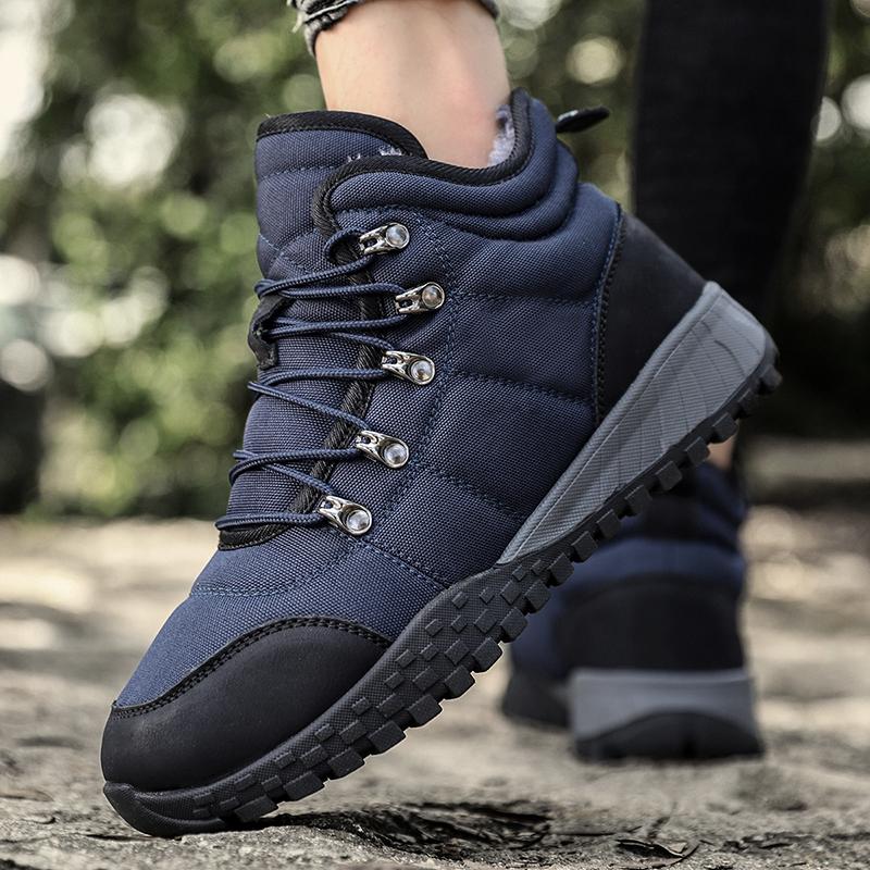 Boots Men Snow Winter Shoes Plush Warmest Outdoor Homme Walking Botas Hombre Platform Big Size 48, Blue
Boots Men Snow Winter Shoes Plush Warmest Outdoor Homme Walking Botas Hombre Platform Big Size 48, Blue