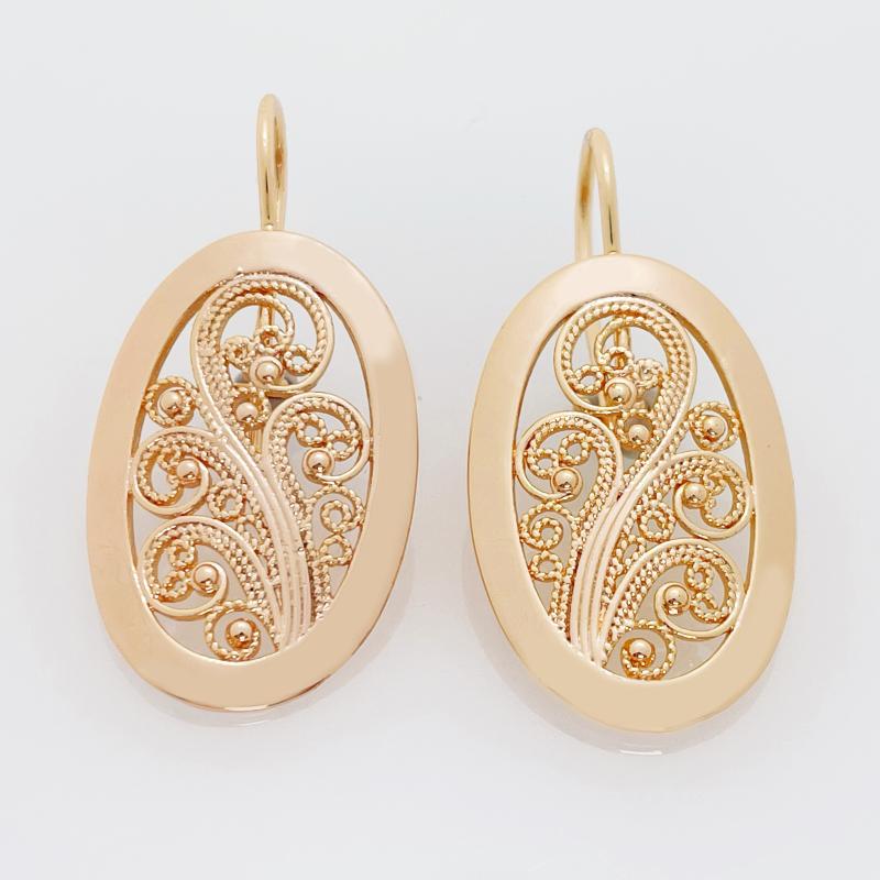 Dangle & Chandelier 585 Rose Gold Metal Long Unusual Fashion Jewelry Women Hollow Big Unique Carved Drop Earrings
Dangle & Chandelier 585 Rose Gold Metal Long Unusual Fashion Jewelry Women Hollow Big Unique Carved Drop Earrings