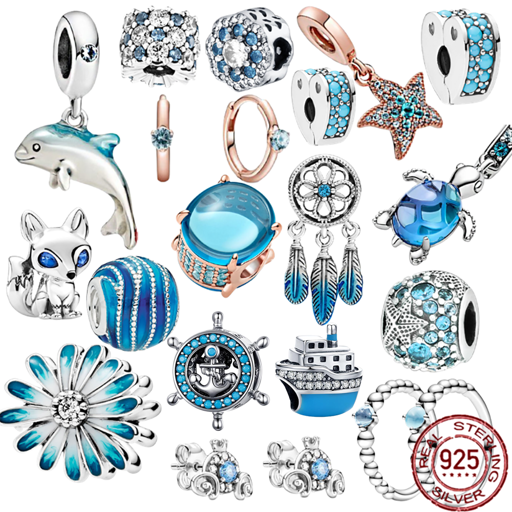 925 Sterling Silver Dangle Charm Blue Lantern Sun Pendant LOVE Family Forever Bead Fit Pandora Charms Bracelet DIY Jewelry Accessories
925 Sterling Silver Dangle Charm Blue Lantern Sun Pendant LOVE Family Forever Bead Fit Pandora Charms Bracelet DIY Jewelry Accessories
