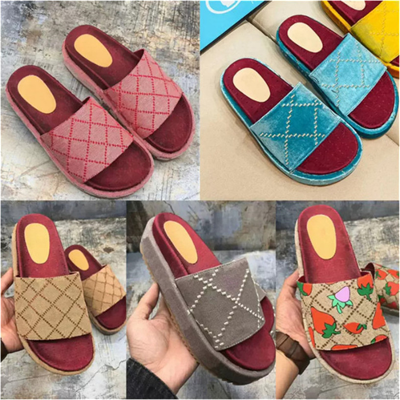 

Women Top Slippers Summer Fashion 2022 Beach Thick bottom platform woman Shoes Alphabet lady Sandals Leather High heel slipper Large size 35-44, 05