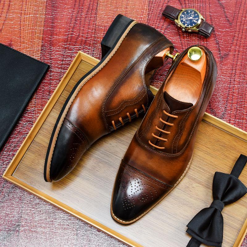 Dress Shoes 2022 Designers Men Grain Cow Genuine Leather Oxford Man Classic Retro High Quality MansculinoDress, Black
Dress Shoes 2022 Designers Men Grain Cow Genuine Leather Oxford Man Classic Retro High Quality MansculinoDress, Black