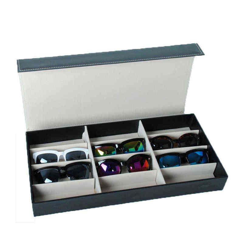 Jewelry Box 48*24*6Cm 12 Grid Storage Organizer Glasses Display Stand Holder organizer Eyewear Eyeglasses Box Sunglasses Case Case - view 5