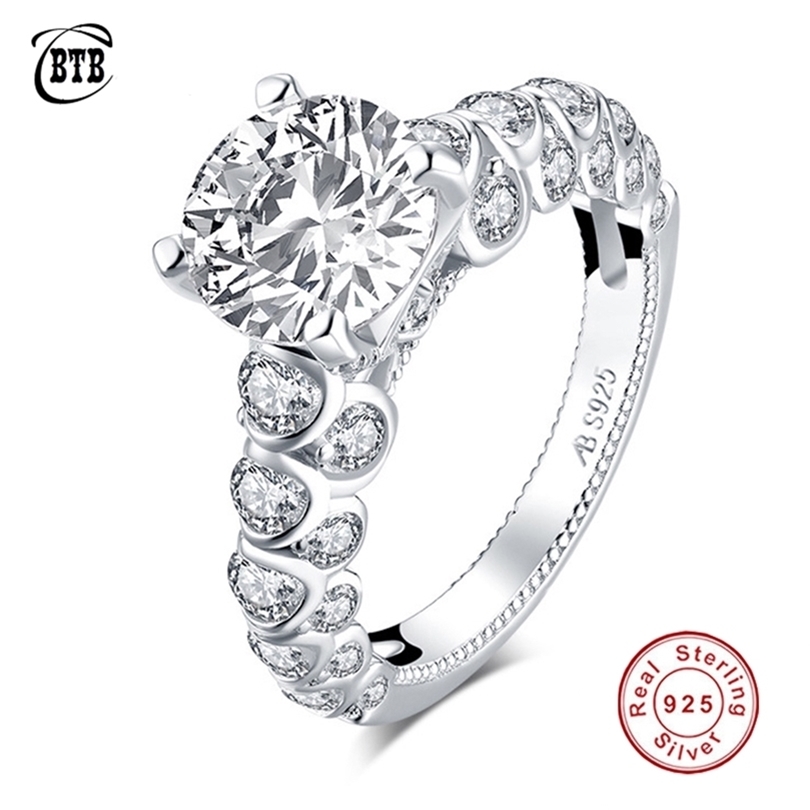 Design 100% 925 Sterling Silver 3ct Luxury Womens Ring Party Wedding Couple Rings Jewelry Wholesale 220728
Design 100% 925 Sterling Silver 3ct Luxury Womens Ring Party Wedding Couple Rings Jewelry Wholesale 220728