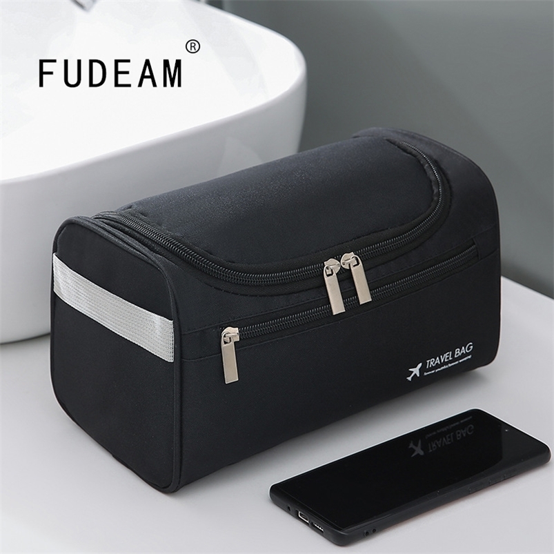 FUDEAM Polyester Men Business Portable Storage Bag Toiletries Organizer Women Travel Cosmetic Bag Hanging Waterproof Wash Pouch 220615, Navy
FUDEAM Polyester Men Business Portable Storage Bag Toiletries Organizer Women Travel Cosmetic Bag Hanging Waterproof Wash Pouch 220615, Navy