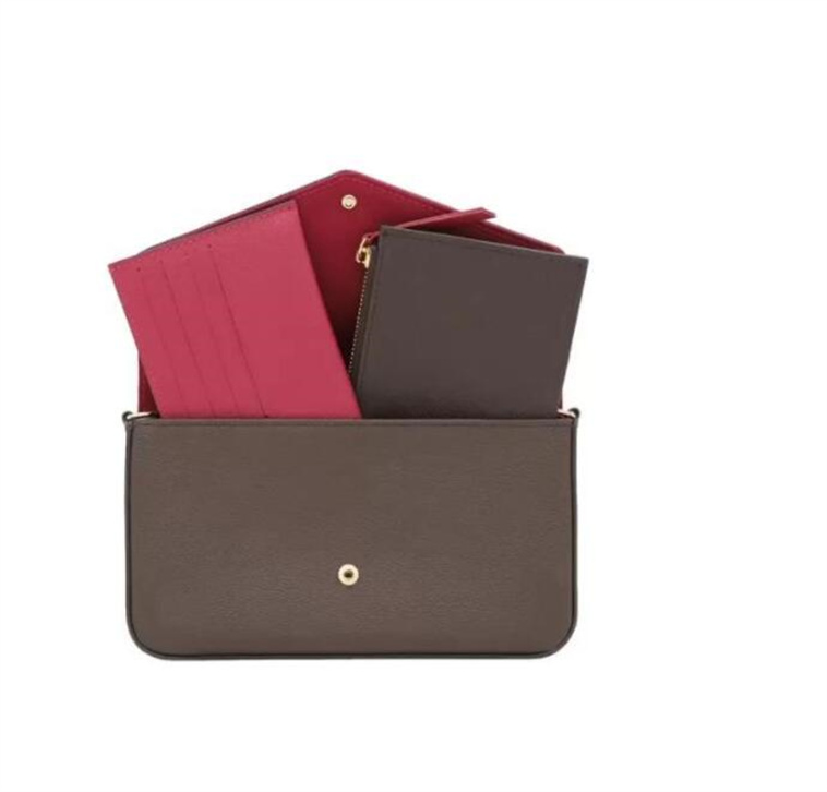 POCHETTE FELICIE 3 pcs wallet bags women purse handbag genuine leather shoulder crossbody bag
POCHETTE FELICIE 3 pcs wallet bags women purse handbag genuine leather shoulder crossbody bag