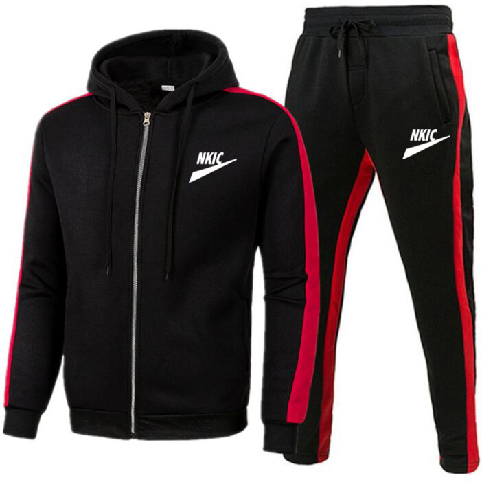 Men's zipper Sportswear Set Brand Tracksuit Two Pieces Sets Clothes Hoodies+Pants Suit Male Streetswear Hoodie Jackets High Quality, Red
Men's zipper Sportswear Set Brand Tracksuit Two Pieces Sets Clothes Hoodies+Pants Suit Male Streetswear Hoodie Jackets High Quality, Red