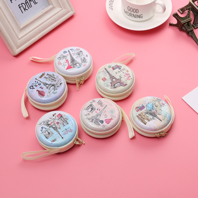 wholesale Creative round tinplate coin purse cartoon lovly containing small change bag earphone mini zipper wallet Metal, Red;black
wholesale Creative round tinplate coin purse cartoon lovly containing small change bag earphone mini zipper wallet Metal, Red;black