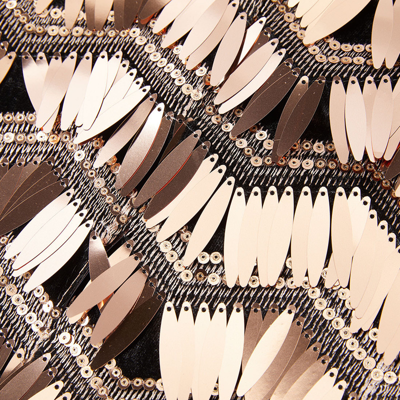 Men's Suits & Blazers PYJTRL Men's High-end Champagne Gold Long Tassel Sequins B 220823