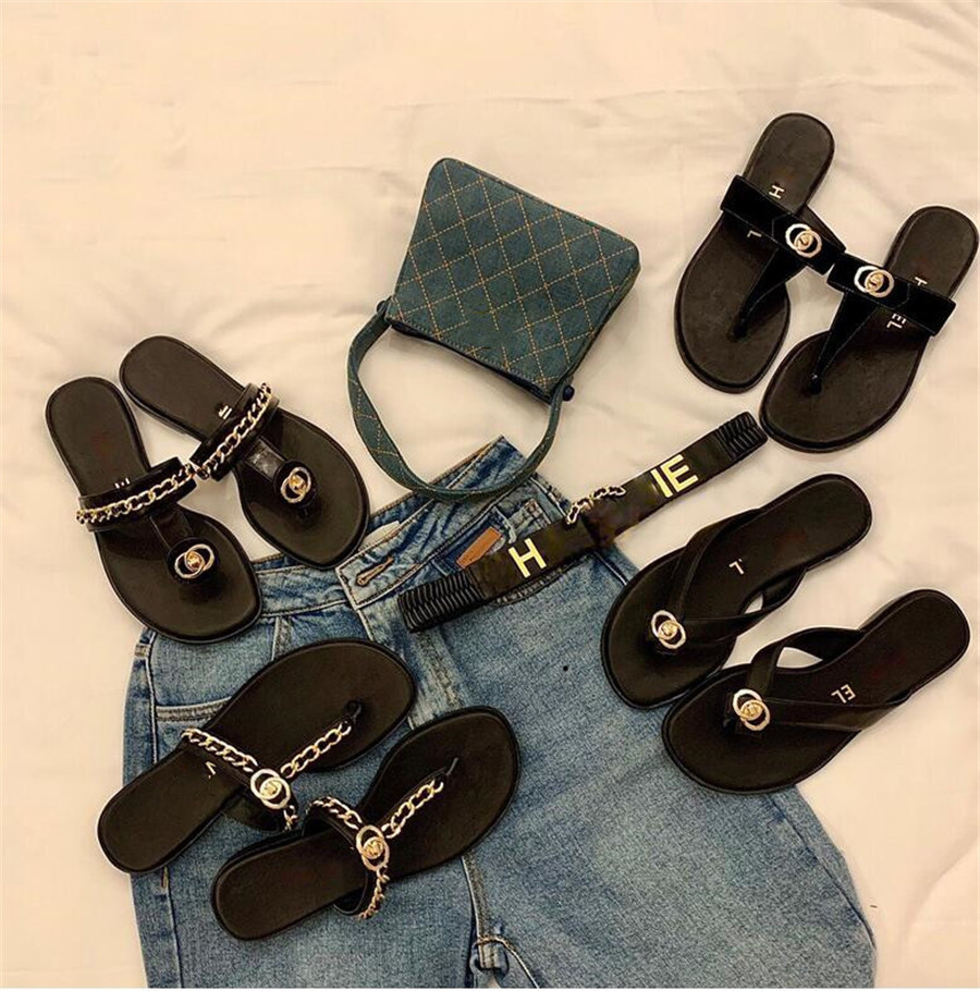 Classic Women's Casual Sandals High Quality Leather Beach Slippers Ladies Designer Shoes Female Flip Flops Sandal Brand Slipper C90882
Classic Women's Casual Sandals High Quality Leather Beach Slippers Ladies Designer Shoes Female Flip Flops Sandal Brand Slipper C90882