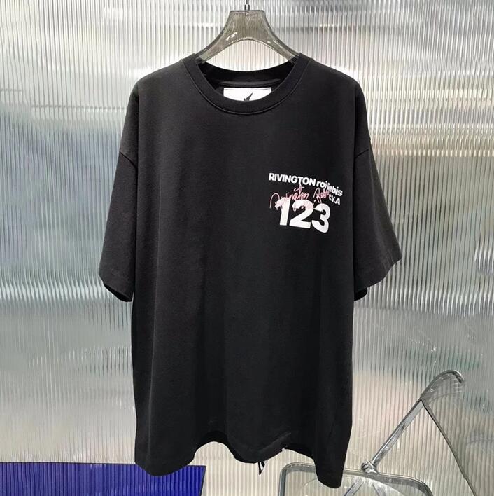 Letter Printed Cotton Thick Process Men's Women's Round Neck High Street Short Sleeve T-Shirt, Color 1
Letter Printed Cotton Thick Process Men's Women's Round Neck High Street Short Sleeve T-Shirt, Color 1