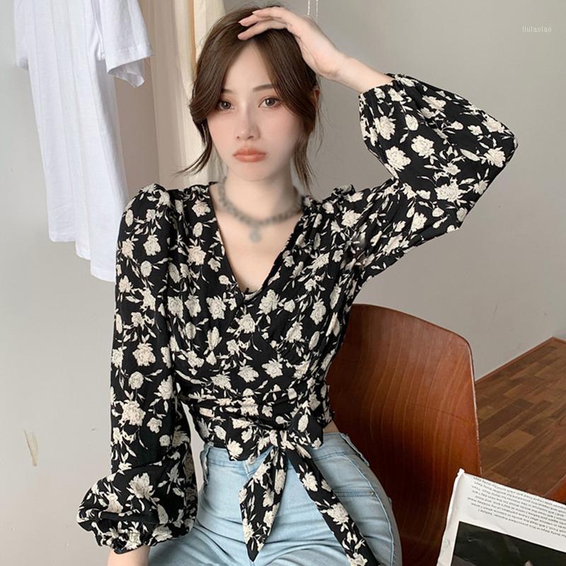 Women's Blouses & Shirts Spring Summer V Neck Sexy Lace Long Sleeves Chiffon Tops Women Floral Print Blouse, Black
Women's Blouses & Shirts Spring Summer V Neck Sexy Lace Long Sleeves Chiffon Tops Women Floral Print Blouse, Black