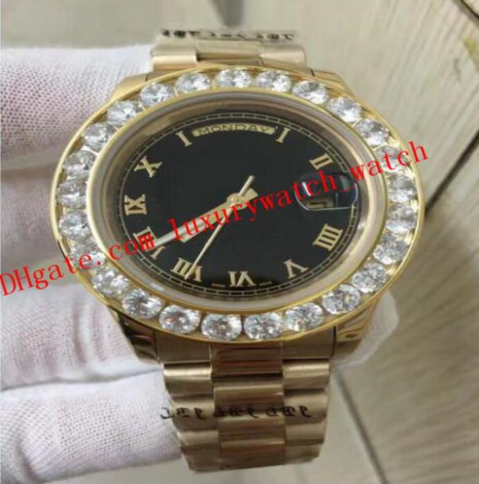 Men Watch 11 Style Luxury Watch White Big Diamonds Beze Roman dial 43MM Sapphire glass Gold silver stainless steel strap 218235 Automatic Mechanical Men Watches, Make waterproof
Men Watch 11 Style Luxury Watch White Big Diamonds Beze Roman dial 43MM Sapphire glass Gold silver stainless steel strap 218235 Automatic Mechanical Men Watches, Make waterproof