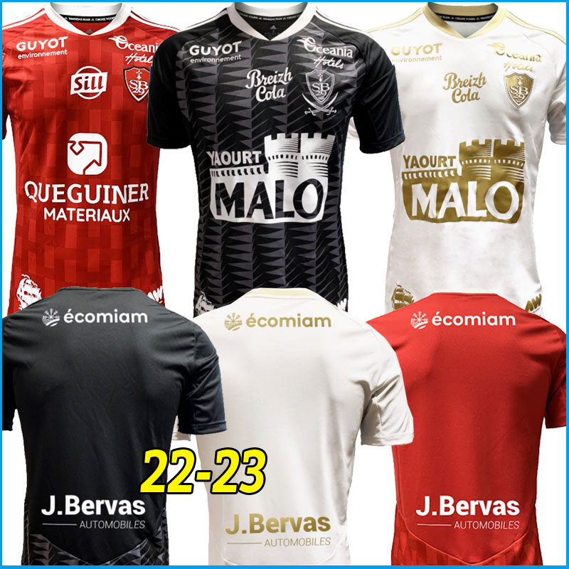 22 23 Stade Brestois 29 SOCCER JerseyS LASNE DIALLO GRANDSIR CHARBONNIER FAUSSURIER Customize 2022 2023 Brest Red BLACK AWAY HOME JERSEY FOOTBALL SHIRTS White Shirt
22 23 Stade Brestois 29 SOCCER JerseyS LASNE DIALLO GRANDSIR CHARBONNIER FAUSSURIER Customize 2022 2023 Brest Red BLACK AWAY HOME JERSEY FOOTBALL SHIRTS White Shirt