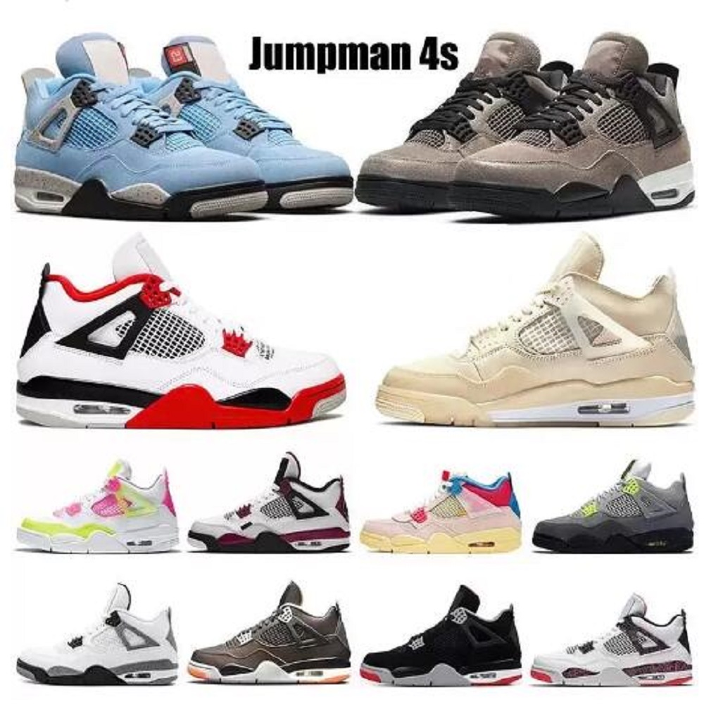 Man Woman Jumpman 4 Basketball Shoes 4s Black Cat cream color Cactus Jack Men Womens Neon Court Purple Bred Mens Trainers Sports Sneaker Shoe, # 45
Man Woman Jumpman 4 Basketball Shoes 4s Black Cat cream color Cactus Jack Men Womens Neon Court Purple Bred Mens Trainers Sports Sneaker Shoe, # 45