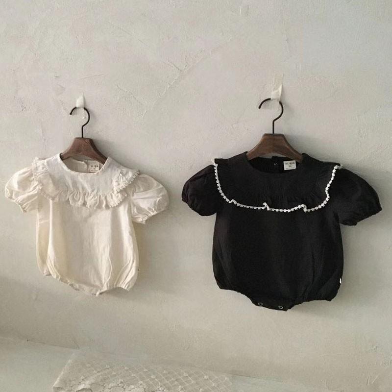 Rompers Sweet Born Baby Girl Lotus Leaf Collar Solid Puff Sleeves Jumpsuit Toddler Cute Elegant Cotton Bodysuit Infant OutfitsRompers, White
Rompers Sweet Born Baby Girl Lotus Leaf Collar Solid Puff Sleeves Jumpsuit Toddler Cute Elegant Cotton Bodysuit Infant OutfitsRompers, White