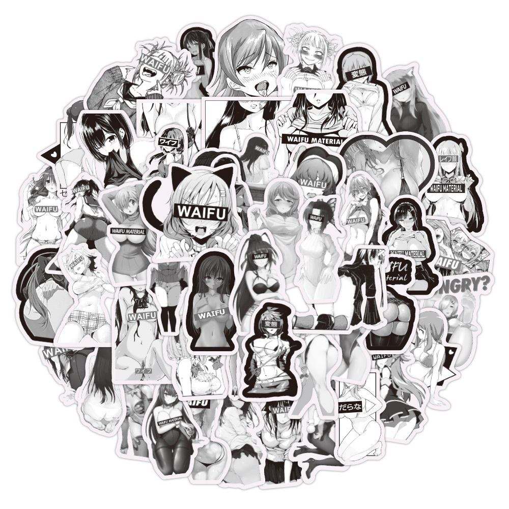 Waterproof sticker 50Pcs Waifu Hentai Anime Stickers Sexy Girl Material Vinyl Decal for Laptop Pad Water Bottles Suitcase Car Styling Home Sticker Car stickers, Black
Waterproof sticker 50Pcs Waifu Hentai Anime Stickers Sexy Girl Material Vinyl Decal for Laptop Pad Water Bottles Suitcase Car Styling Home Sticker Car stickers, Black
