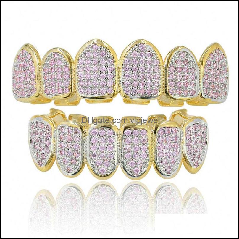 Grillz Dental Grills Body Jewelry Hip Hop Grillz For Rappers Punk Street Fashion Men Women 18K Gold Teeth 2-Piece Set Luxury Bling Zircon D
Grillz Dental Grills Body Jewelry Hip Hop Grillz For Rappers Punk Street Fashion Men Women 18K Gold Teeth 2-Piece Set Luxury Bling Zircon D