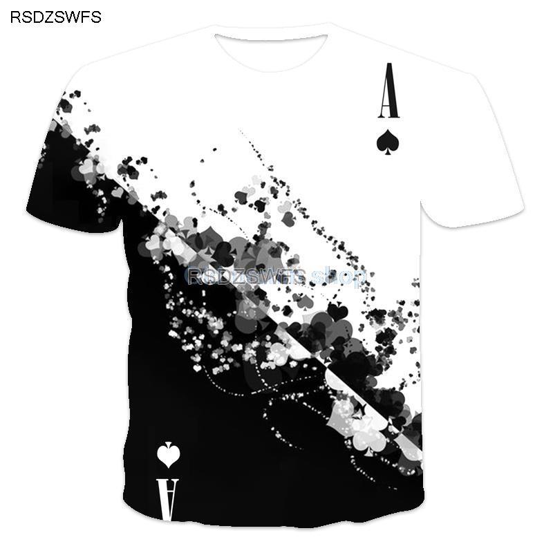 Ace of Spades Mens T-shirts Playing Card 3d Brand Printing Personalized T-shirt Fashion Street Style Summer Short-sleeved Top T-shir 3DFTG, Yel30078
Ace of Spades Mens T-shirts Playing Card 3d Brand Printing Personalized T-shirt Fashion Street Style Summer Short-sleeved Top T-shir 3DFTG, Yel30078