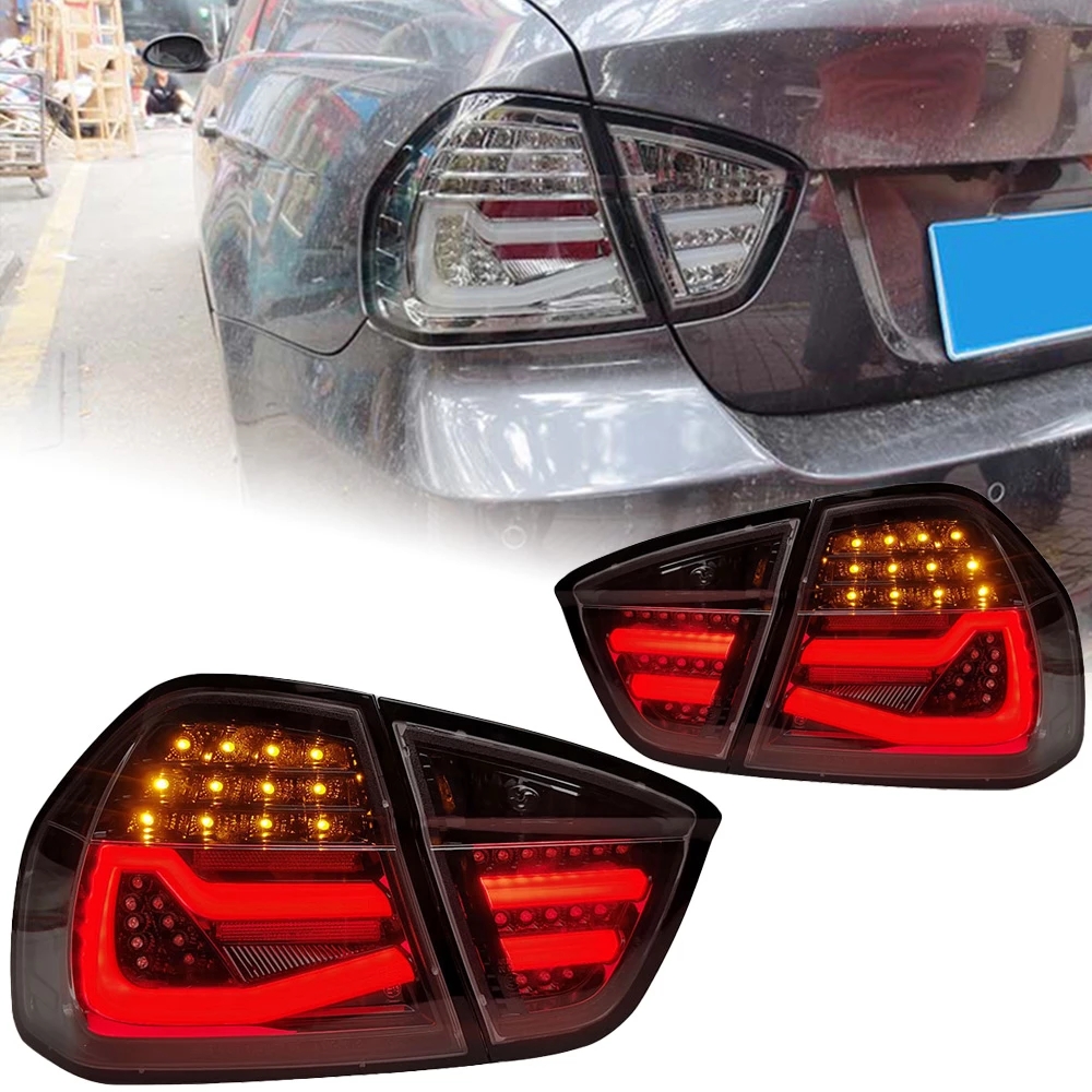 Auto Rear Lights for BMW E90 LED Tail Light 2005-2012 318i 320i 323i 325i 330i DRL Taillight Replacement Reversing Brake Light