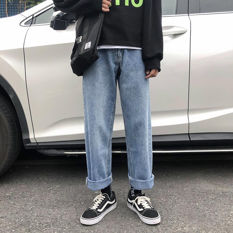 Men' Jeans Trendy Brand Simple And Versatile Loose Straight Spring Autumn Casual Wide-leg Pants Baggy MenMen, Black
Men' Jeans Trendy Brand Simple And Versatile Loose Straight Spring Autumn Casual Wide-leg Pants Baggy MenMen, Black