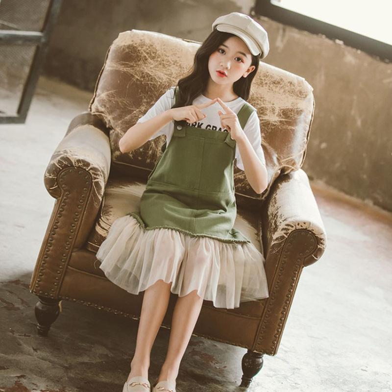 Girl's Dresses Sweatshirts Dress Girls Summer Spring Casual Lace Edge Strap Girl Solid Clothes Age For 4 5 6 7 8 9 10 11 12 13 Years, As show
Girl's Dresses Sweatshirts Dress Girls Summer Spring Casual Lace Edge Strap Girl Solid Clothes Age For 4 5 6 7 8 9 10 11 12 13 Years, As show