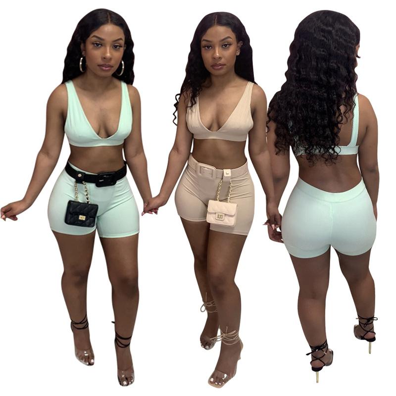 Women' Tracksuits Deep V Neck Sleeveless Crop Top And Short 2 Pieces Set Sexy Tight Club Aprty TracksuitsWomen, Green
Women' Tracksuits Deep V Neck Sleeveless Crop Top And Short 2 Pieces Set Sexy Tight Club Aprty TracksuitsWomen, Green