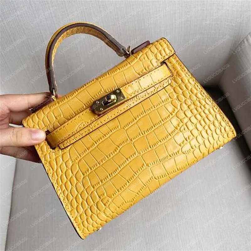 Luxury Designer Messenger Bag 2022 Kellies Second Generation Crocodile Mini 19cm21cm Yellow One Shoulder Strap Leather Metal Accessories Ladies Fashion Trend, Box
Luxury Designer Messenger Bag 2022 Kellies Second Generation Crocodile Mini 19cm21cm Yellow One Shoulder Strap Leather Metal Accessories Ladies Fashion Trend, Box