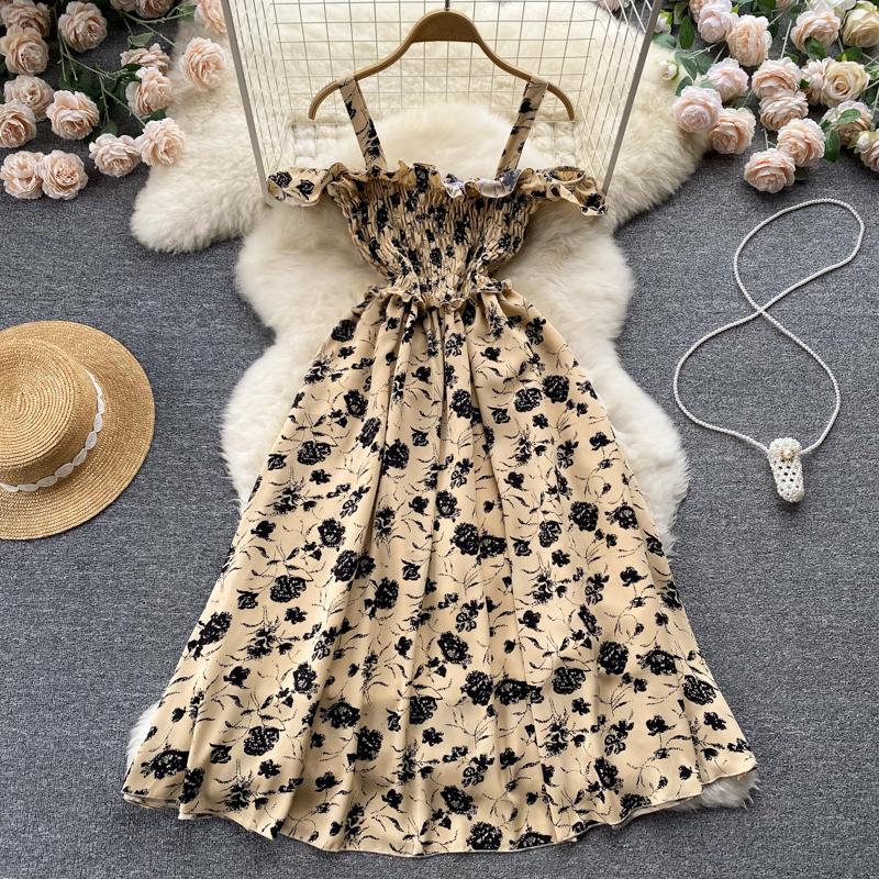 Casual Dresses Summer Dress Women 2022 High-waisted Slim Fashion Off-the-shoulder Super Fairy Floral Suspender Beach Holiday Midi DressesCas, White
Casual Dresses Summer Dress Women 2022 High-waisted Slim Fashion Off-the-shoulder Super Fairy Floral Suspender Beach Holiday Midi DressesCas, White