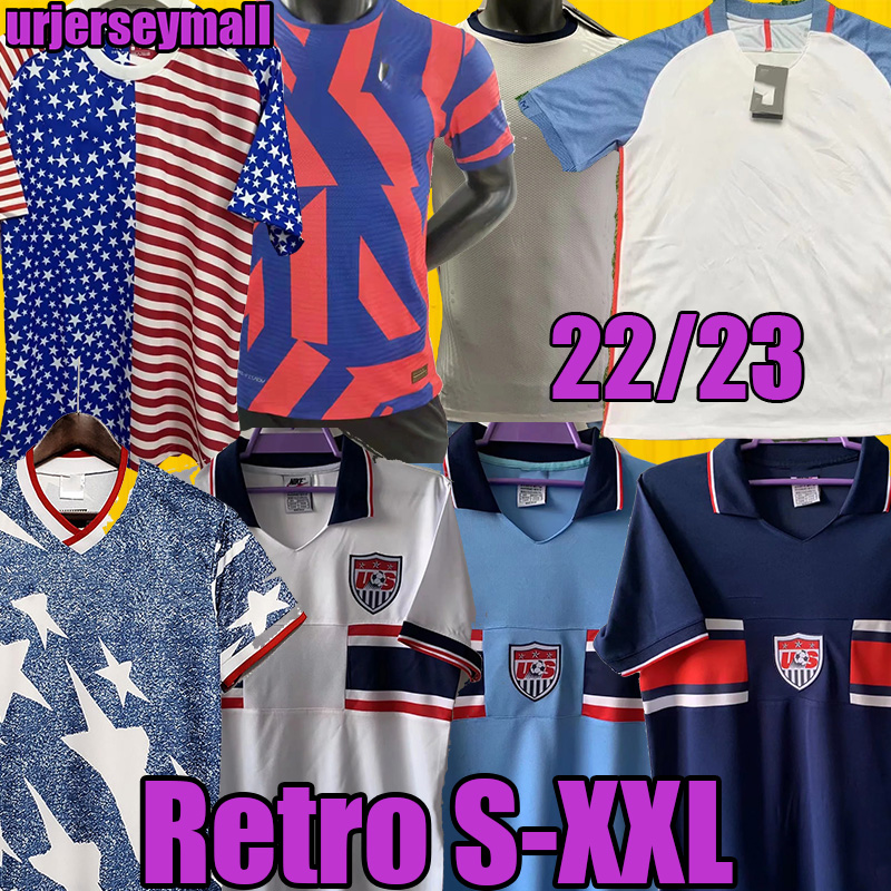 USAS Retro 2021 2022 PULISIC MCKENNIE 1994 classic away Soccer Jerseys AARONSON MUSAH UsAs RAPINOE MORGAN LLOYD Football Shirt LLETGET MEN KIDS KITS 21 22, Home patch
USAS Retro 2021 2022 PULISIC MCKENNIE 1994 classic away Soccer Jerseys AARONSON MUSAH UsAs RAPINOE MORGAN LLOYD Football Shirt LLETGET MEN KIDS KITS 21 22, Home patch