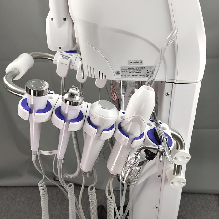 10 In 1 Multifunction High Frequency Hair Growth Facial Steamer Magnifying Lamp Skin Care Beauty Machine